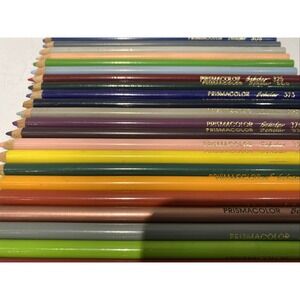 Prismacolor Scholar Pencil Crayons Lot Of 44